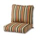 preview thumbnail 11 of 18, Greendale Outdoor Premium Deep Seating Back and Seat Cushion Set (Cushions Only) Sunset