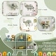 preview thumbnail 7 of 9, Costway 2-Tier Floating Dinosaur Kids Bookshelf Wall-Mounted Nursery - See Details