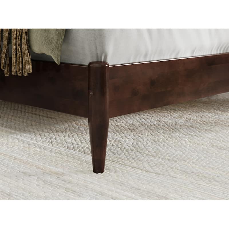 Orleans Solid Wood Low Profile Sleigh Platform Bed