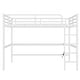 preview thumbnail 5 of 11, Metal Queen Size Loft Bed with Power Outlet and LED Lighted