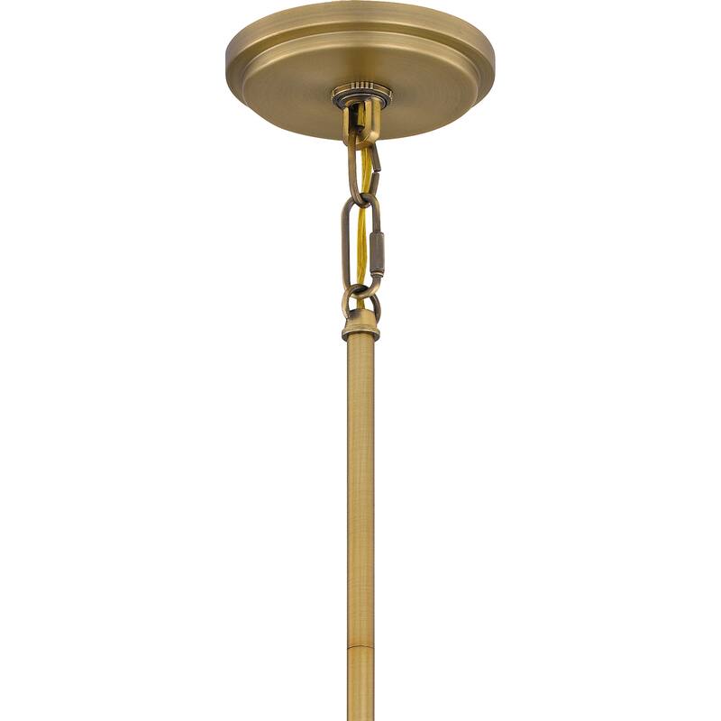 Brecken 2-Light Aged Brass Pendant Light