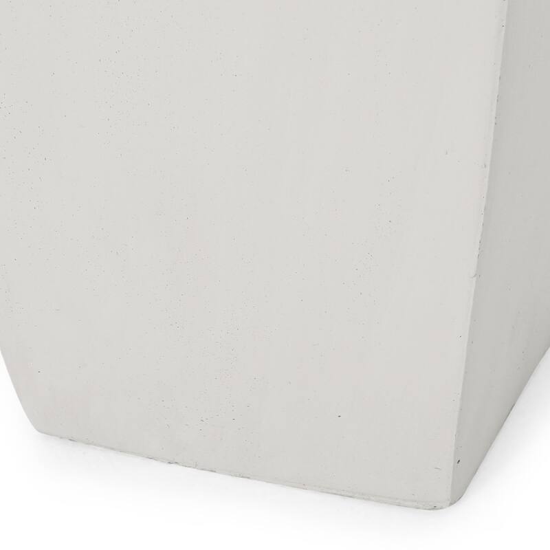 Ella Outdoor Cast Stone Outdoor Planters by Christopher Knight Home