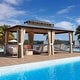 preview thumbnail 19 of 133, EROMMY Hardtop Gazebo,Outdoor Pergola with Double Roof & Netting & Curtains,Heavy Duty Canopy for Patio, Backyard, Pool party 12'x20' - Prime