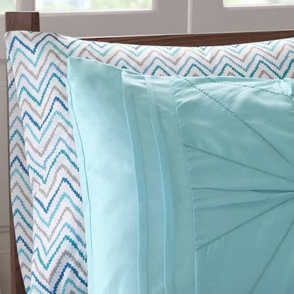 Toren Embroidered Comforter Set with Bed Sheets Bed Bath & Beyond
