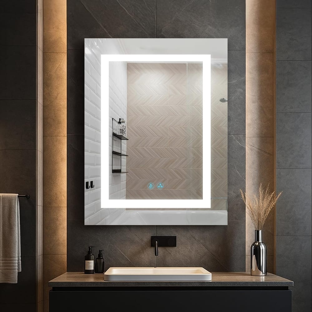 Blossom LED Lighted Bathroom Medicine Cabinet, Mirror, Defogger, 3-Color Dimmer
