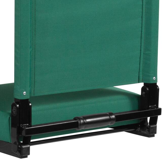 2 Pack 500 lb. Rated Lightweight Stadium Chair-Handle-Padded Seat