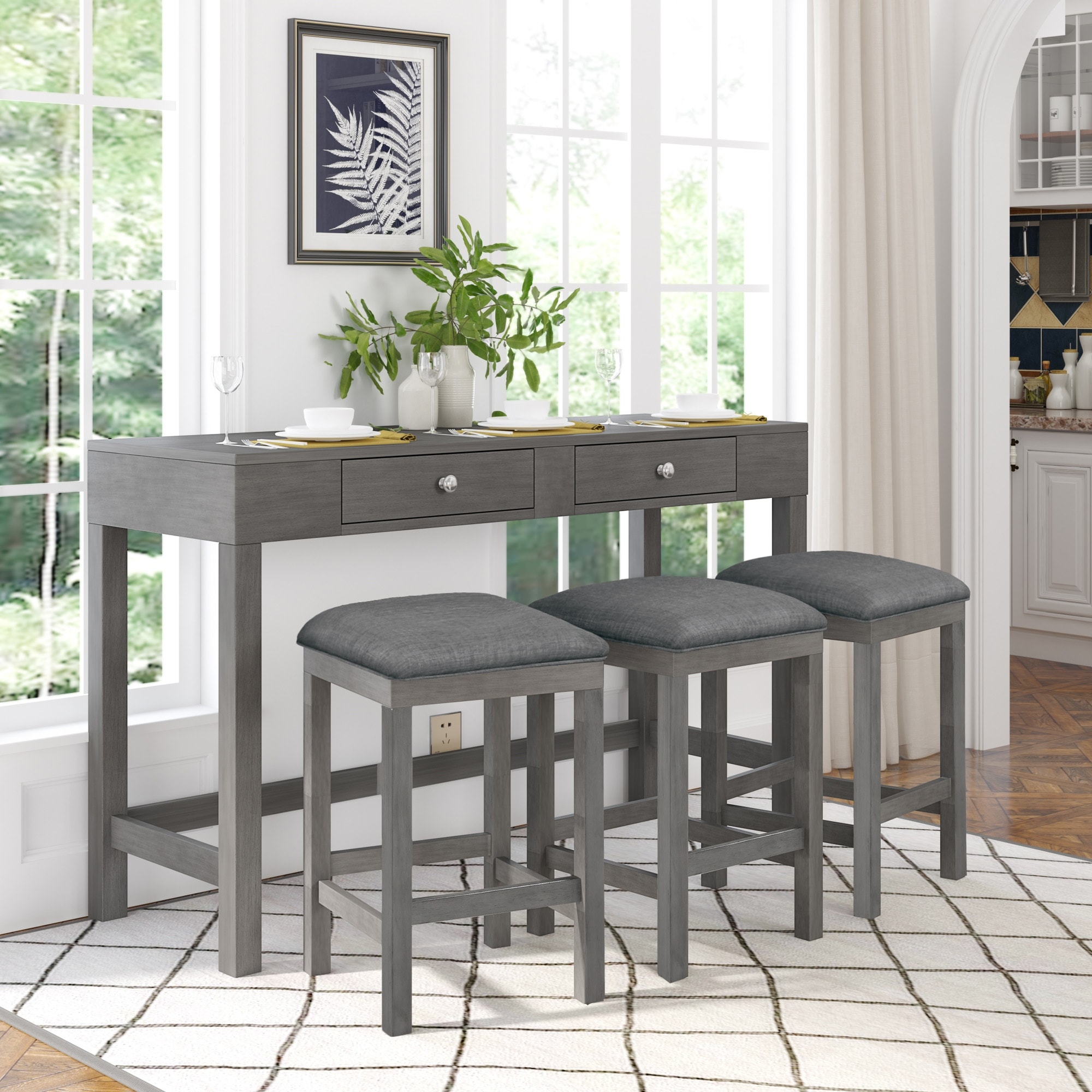 Counter height dining table deals for small spaces