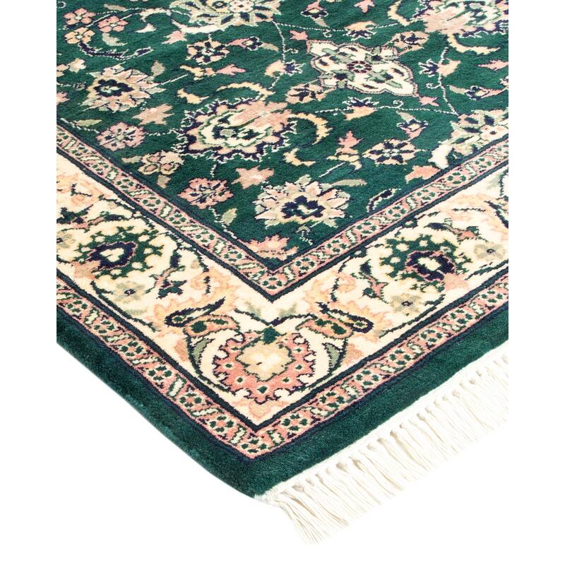 Traditional Oriental Green Runner