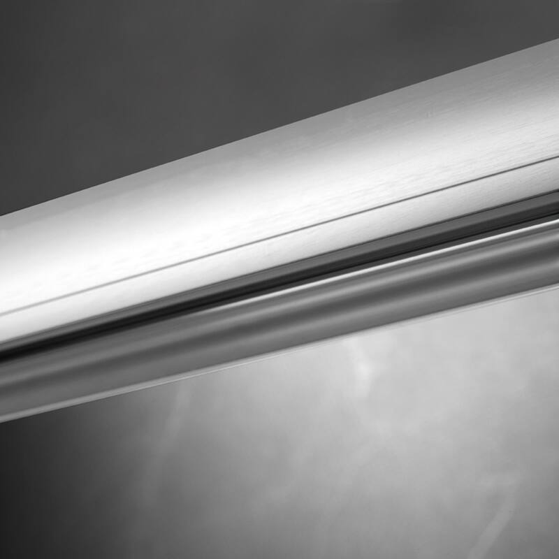 60" W x 74" H Door Sliding Frameless Shower Door with 6mm Tempered Glass