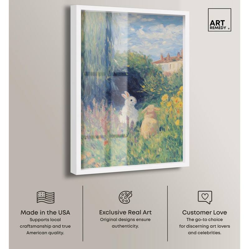 Quiet Gardeners Shadowbox by Art Remedy