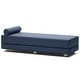 preview thumbnail 58 of 105, Jaxx Alon Daybed - Fold-Out Sleeper Chaise with Premium Memory Foam Queen-Size Mattress - Made in the USA