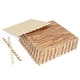 preview thumbnail 1 of 8, Gymax 12 Pieces EVA Foam Floor Interlocking Tile Mat w/ Natural Wood Natural - 8 x 6