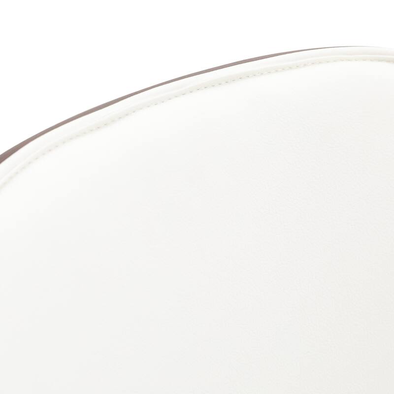 Zayle 7-Piece Dining Set 55-Inch Rectangular White Sintered Stone Dining Table and 6 Dining Side Chairs