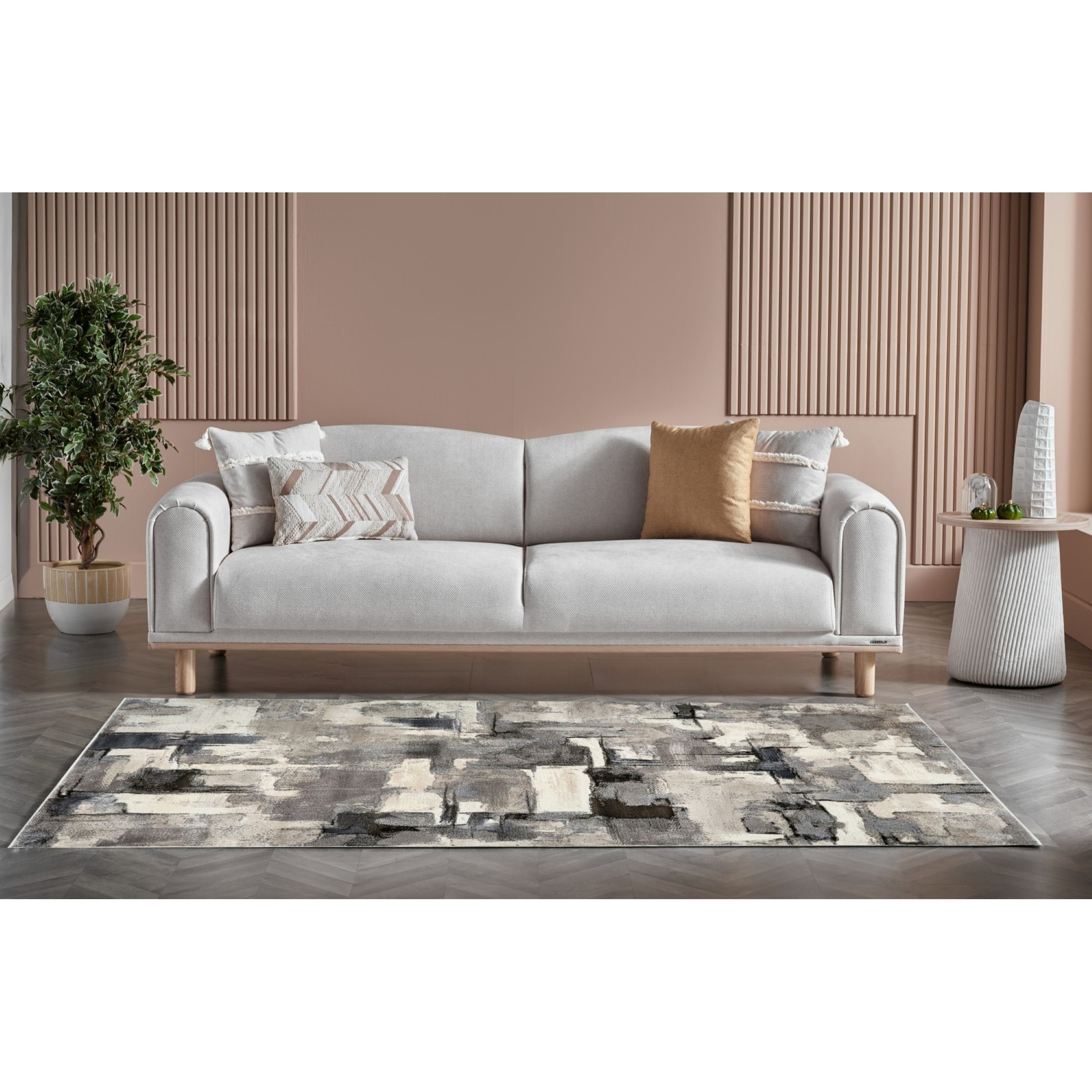 MDA Rugs Layan Collection Abstract Contemporary Area Rug