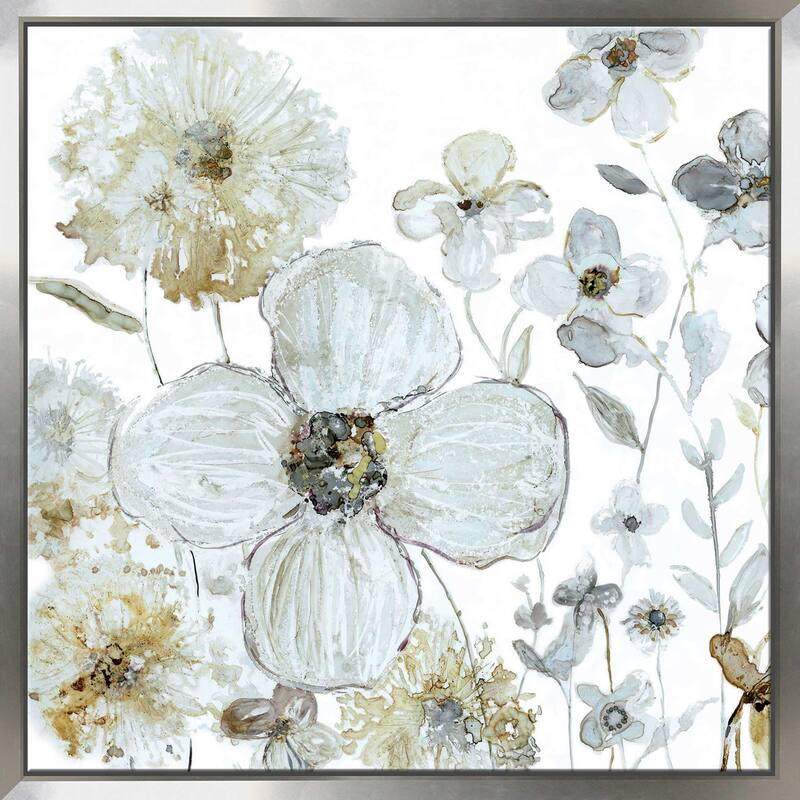 "Garden Glitter I" by Carol Robinson Print on Floating Canvas