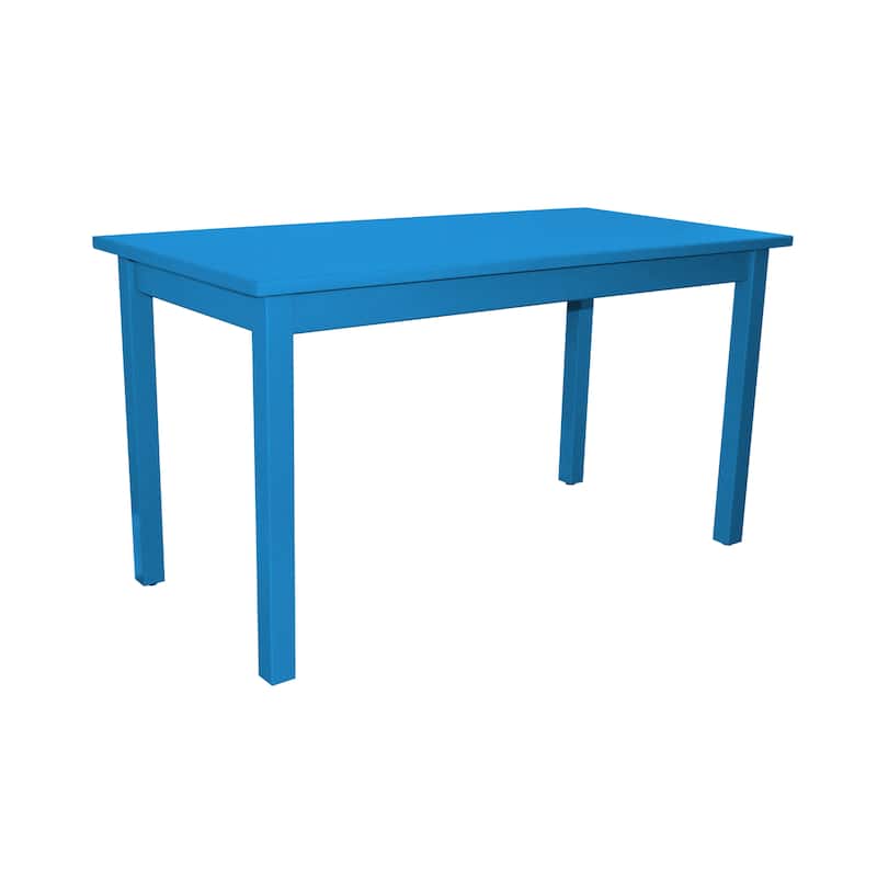 55" Yellow Pine Table - N/A - Blue