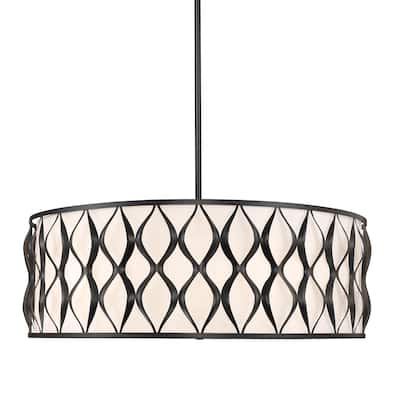 Z-Lite 1948P32 Harden 10 Light 32" Wide Pendant