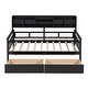 preview thumbnail 30 of 36, Twin Daybed with Drawers & Shelves - Stylish and Functional