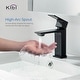 preview thumbnail 26 of 34, Lead-free Solid Brass Single Handle Bathroom Vanity Faucet with Hose