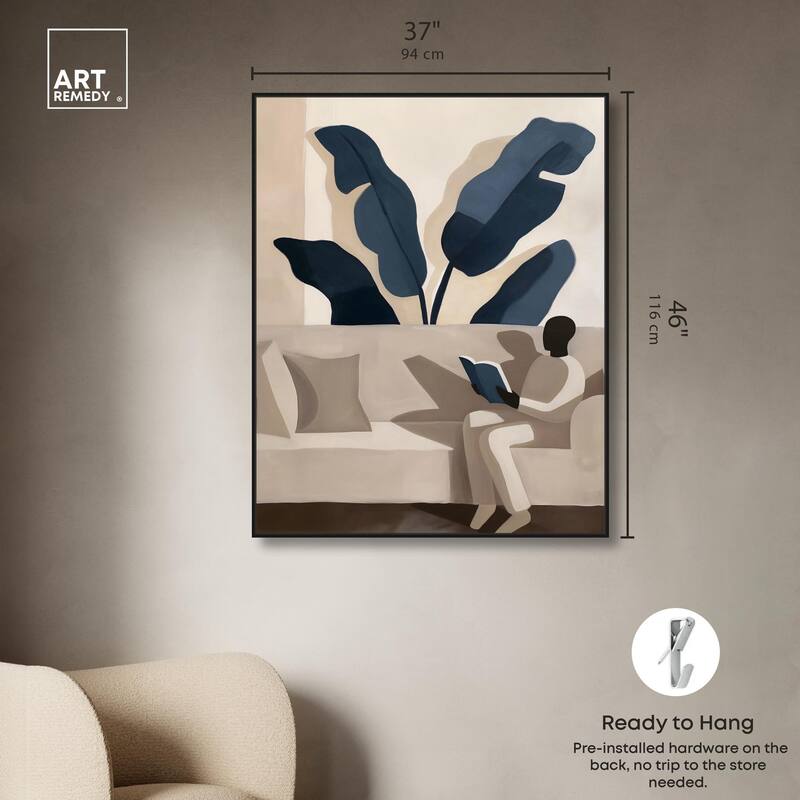 Void Reader II Canvas by Art Remedy