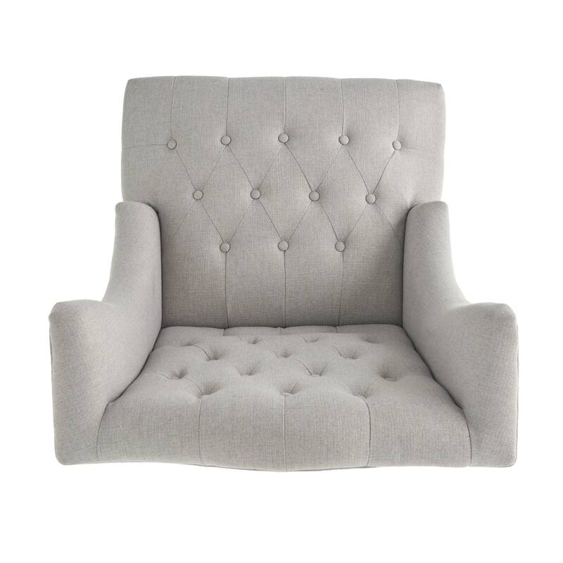 27.5" Button Tufted Club Chair