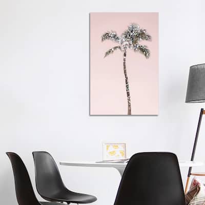 iCanvas "Glitter Palm Tree" by Ruby and B Canvas Print