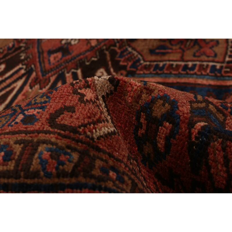 ECARPETGALLERY Hand-knotted Sarabi Dark Red Wool Rug - 8'1 x 10'10