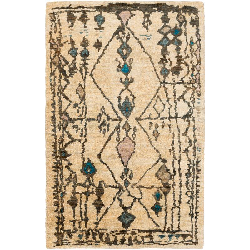 The Curated Nomad Roberto Jute Area Rug - 4' x 6' - Beige