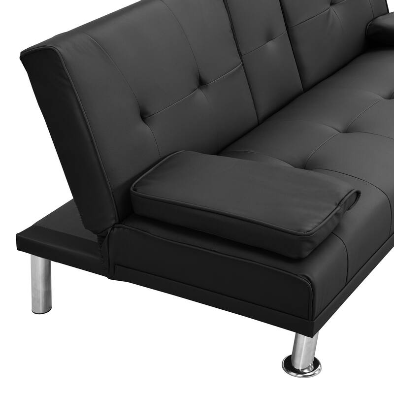 Wooden frame lounge chair with armrests stainless steel legs