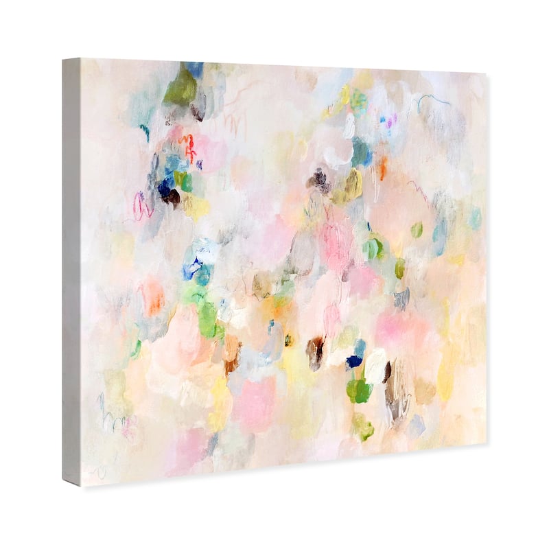 Wynwood Studio Canvas Abstract Garden of Hope I Pink and Light Pink Modern & Contemporary Wall Art Canvas Print