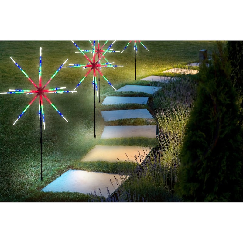 Pacific Accents Sparkler LED Garden Lights By Flipo Set of 2