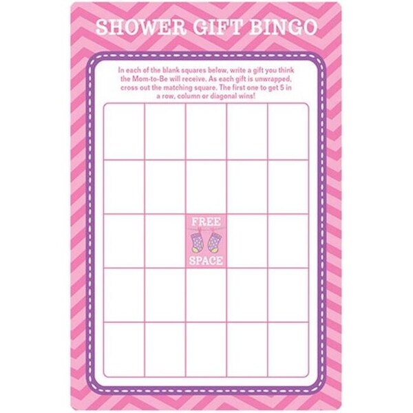 Shop Amscan 381489 Girl Baby Shower Game Kit Shower With Love Pack