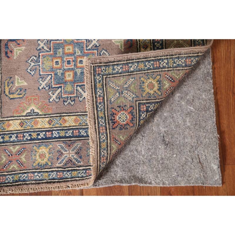 Kazak Accent Rug Hand-Knotted Wool Carpet - 2'7" x 4'2"