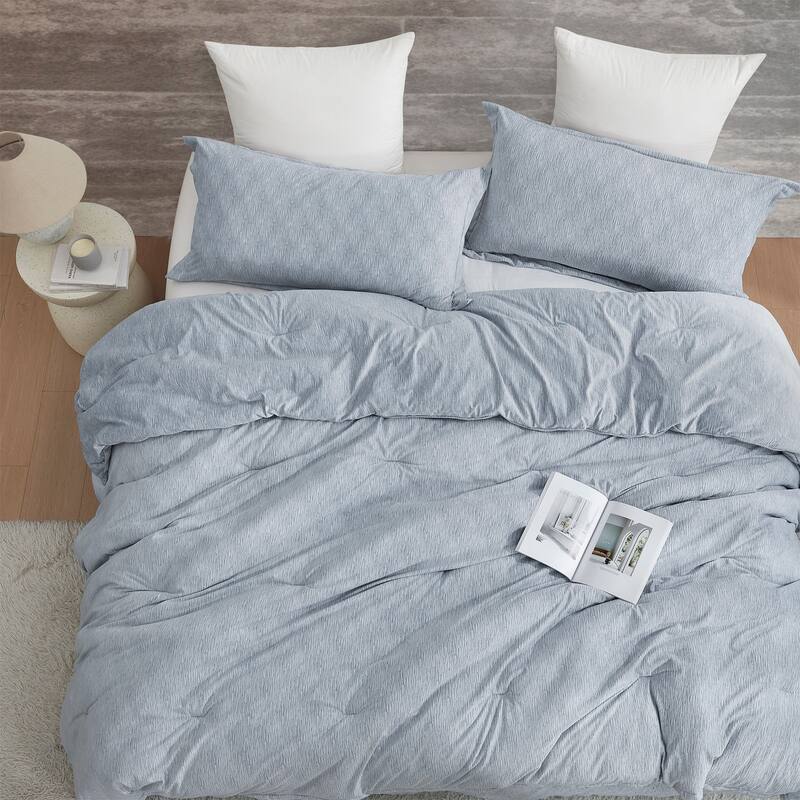 Daydreamer - Coma Inducer® Oversized Comforter Set - Navy Etch