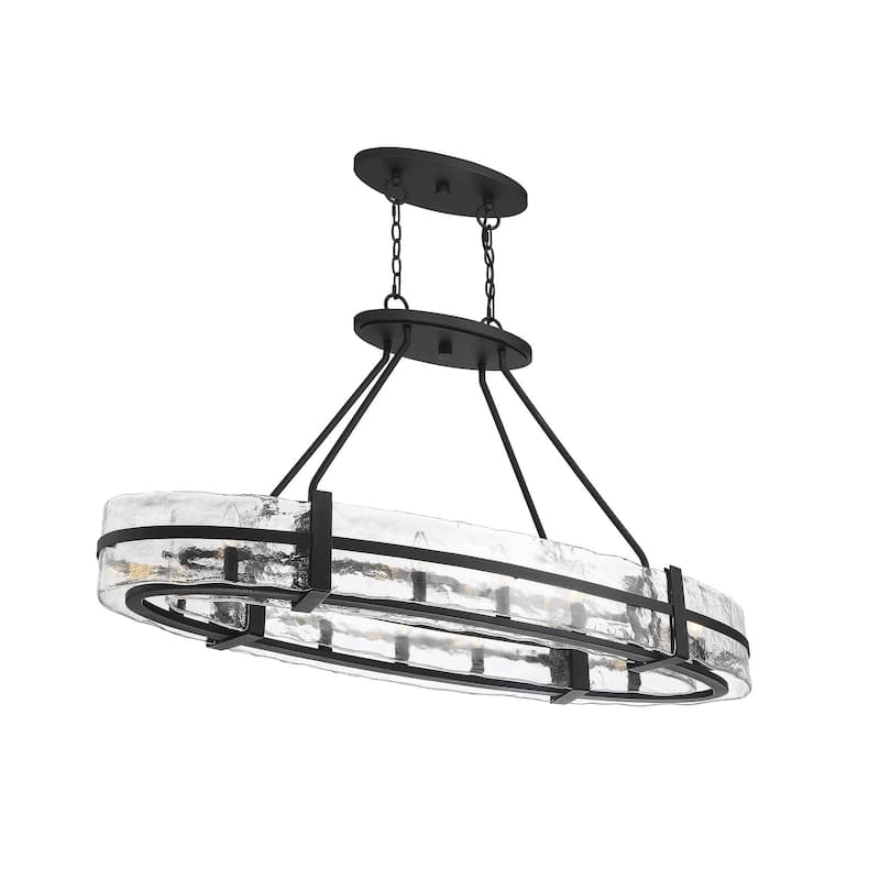 Savoy House Hudson 10 Light 48" Wide Linear Chandelier