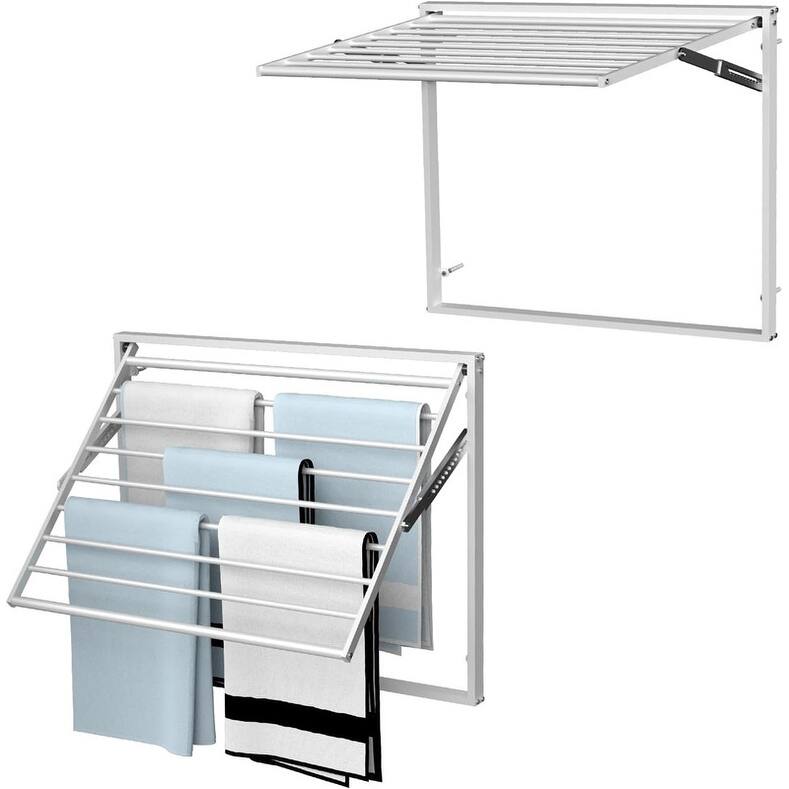 2 Pcs Wall Mount Drying Rack - 26 x 31.5, Stainless Steel