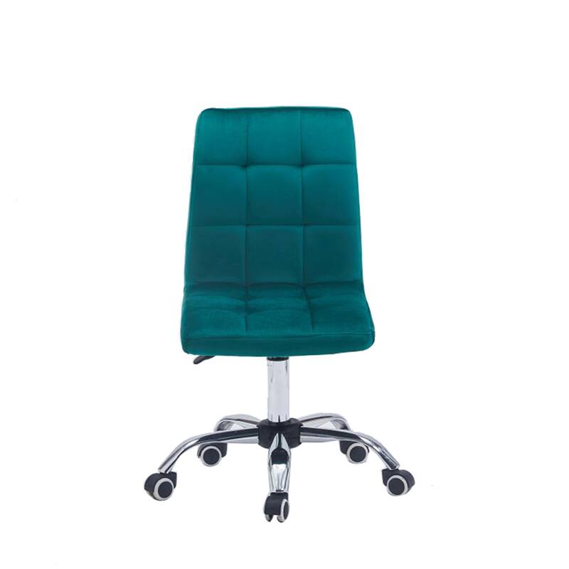 Porthos Home Palina Home Office Desk Chair, Velvet, Roller Wheels