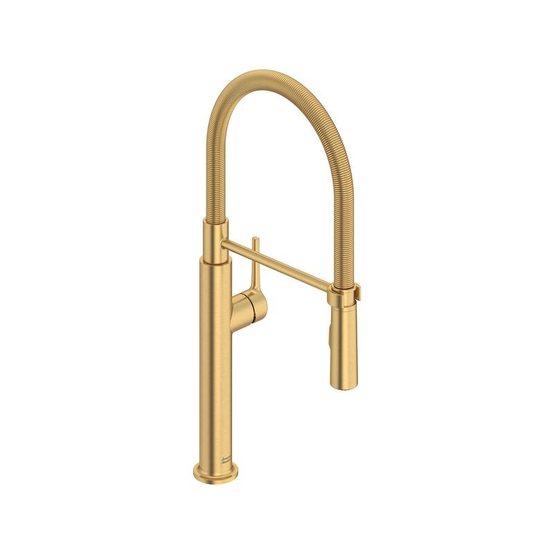 American Standard Studio S 1.8 GPM Single Hole Pre Rinse Kitchen - Brushed Cool Sunrise