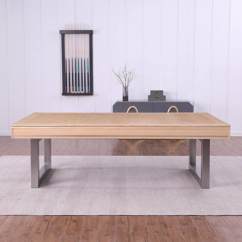 Maple Harmony 8ft Billiard Slate Pool Table with Dining Top