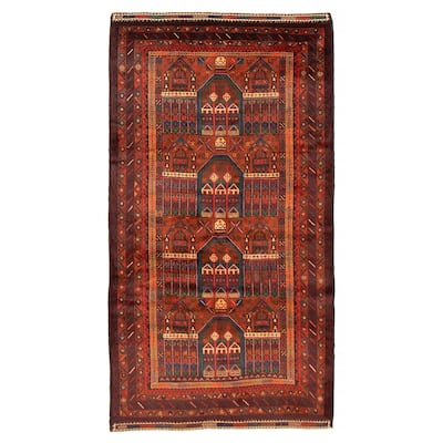 Teimani Brown Rug 3'11" x 7'1" - 3'11 x 7'1