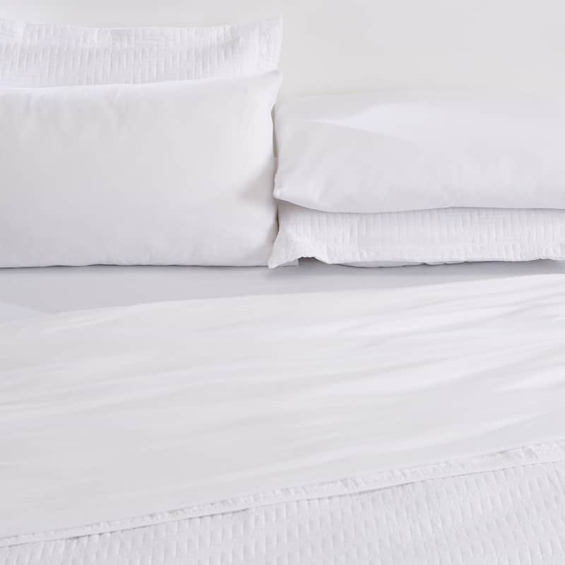Premium Heathered Melange T-Shirt Jersey Knit Sheet Set