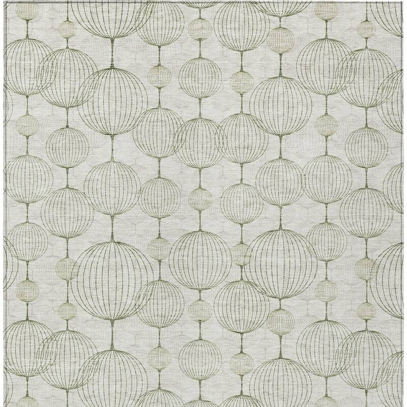 HomeRoots Geometric Transitional Rectangle Outdoor Rug