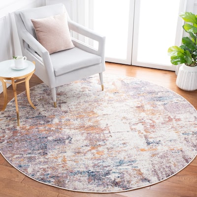 SAFAVIEH Crystal Mikie Modern Abstract Distressed Rug