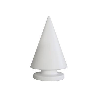 Large Christmas Tree Tabletop Figurine - 9.5" - White