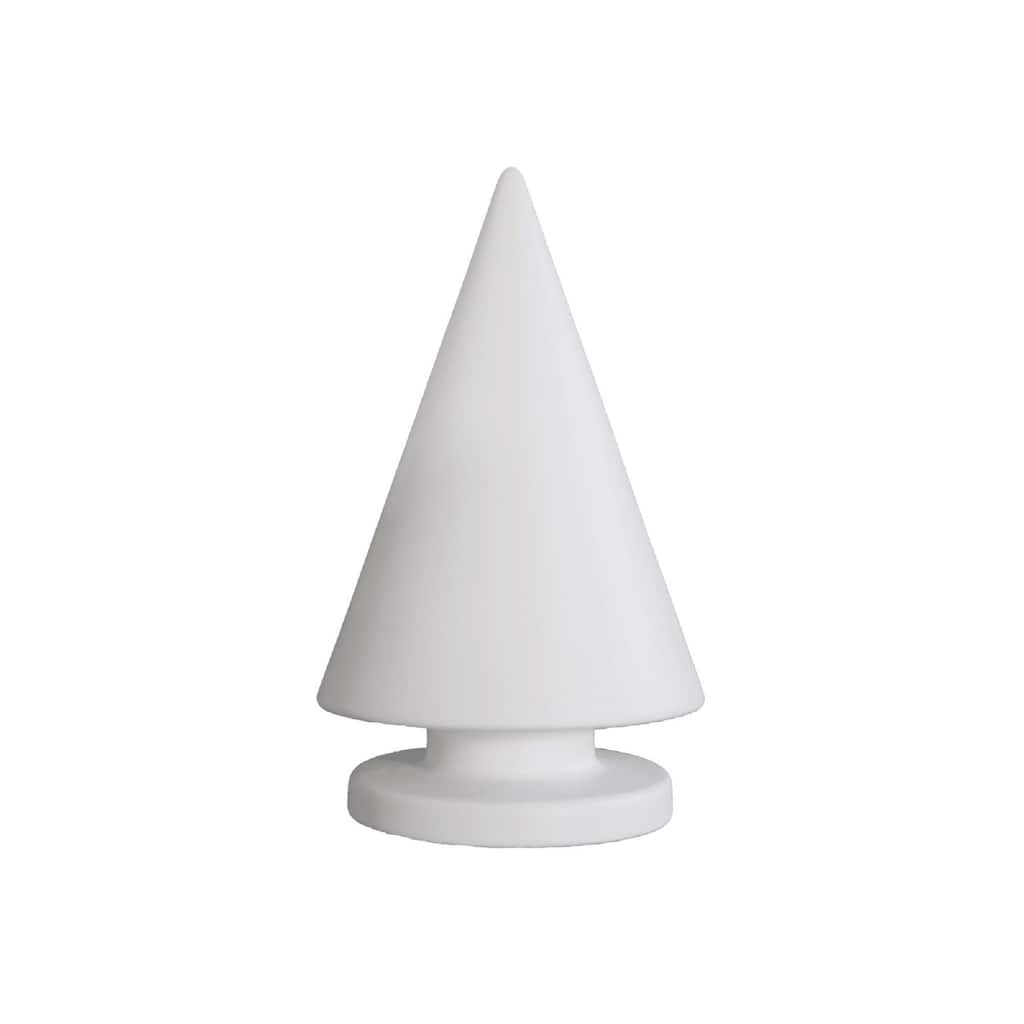Large Christmas Tree Tabletop Figurine - 9.5" - White