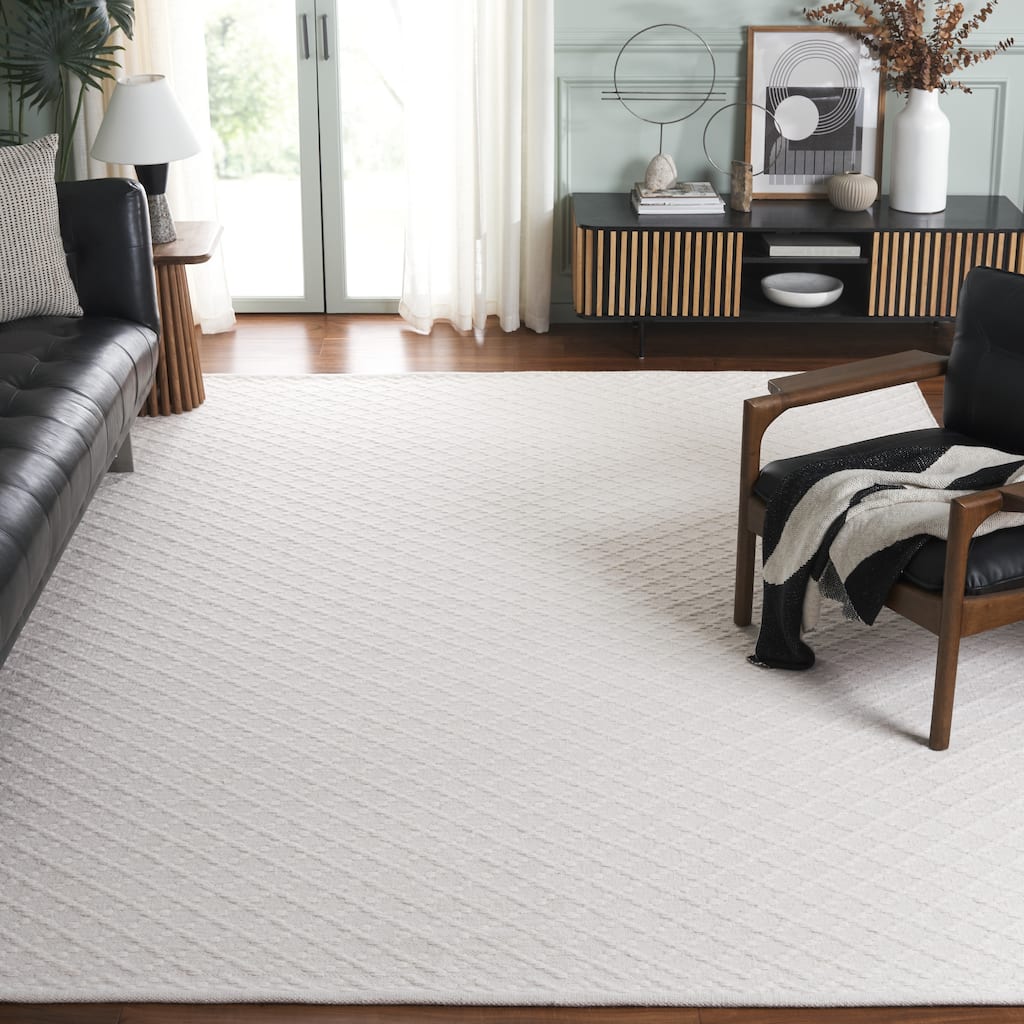 SAFAVIEH Hand-Woven Vermont Dedra Transitional Wool Rug