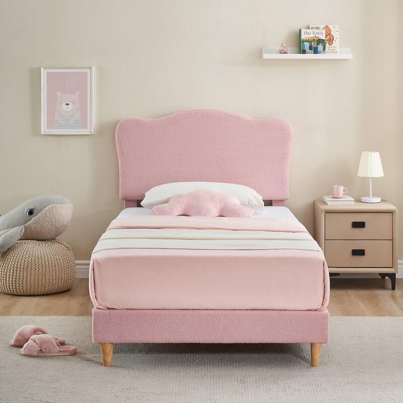 Upholstered Platform with Headboard