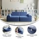 preview thumbnail 62 of 75, Soft Foam Modular Kids Play Couch with 6 Sectional Sofa Pieces - 27.5"D x 56"W x 17.25"H