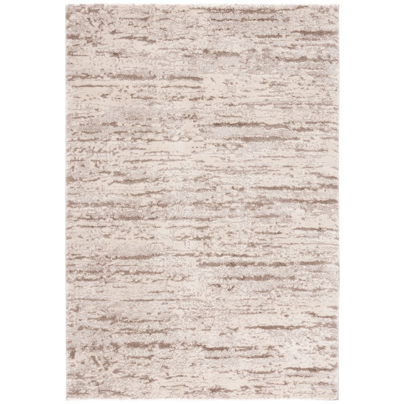 SAFAVIEH Century Iida Modern Abstract Rug - 5'3" x 7'7" - Ivory/Brown - Rectangle