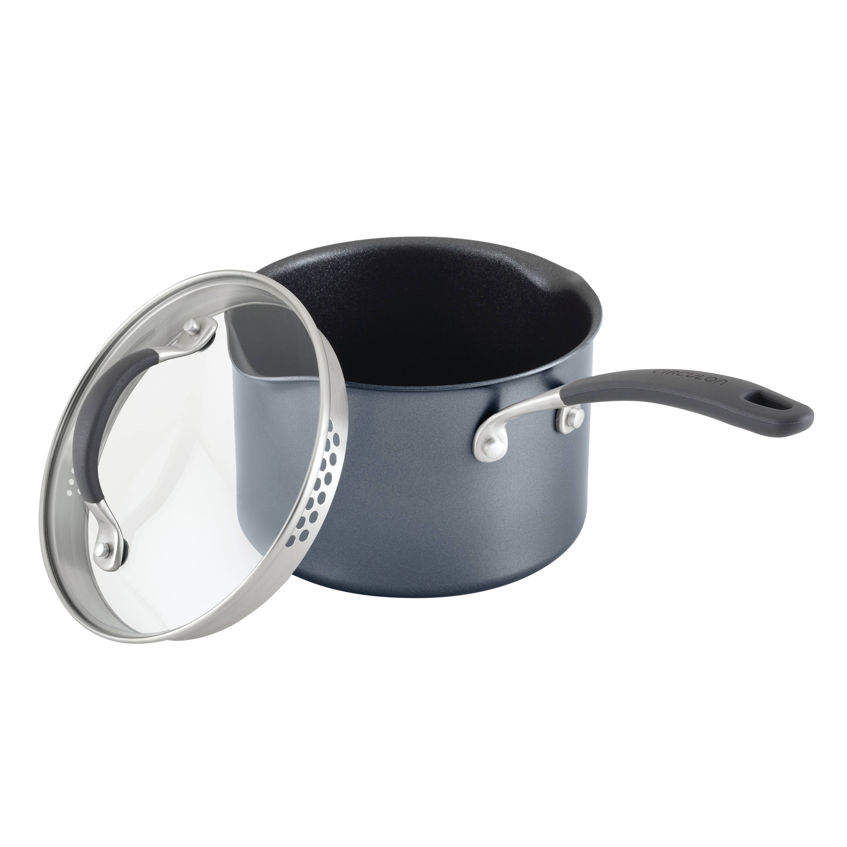 Circulon A1 Series with ScratchDefense Nonstick Induction Pots and Pans Cookware Set, 9Piece